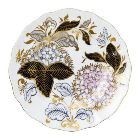 Royal Crown Derby Seasons Accent Plate | 8in Midwinter Blue