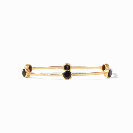 Milano Bangle | Obsidian Black Medium