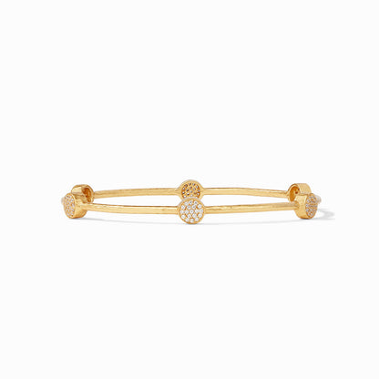 Milano Luxe Bangle-Pave Cubic Zirconia-M