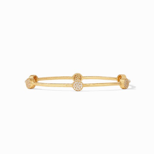 Milano Luxe Bangle-Pave Cubic Zirconia-M