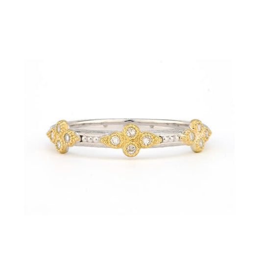 Mixed Metal Moroccan Quad Stacker Band