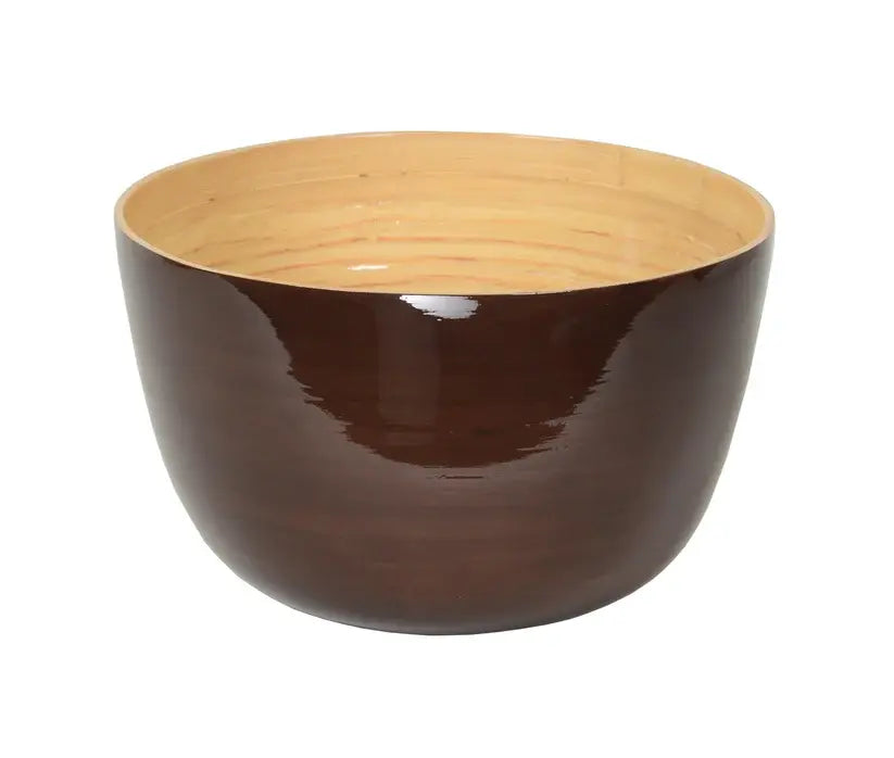 Bamboo Classic Mixing Bowl | 10.2 x 6.2in Brown
