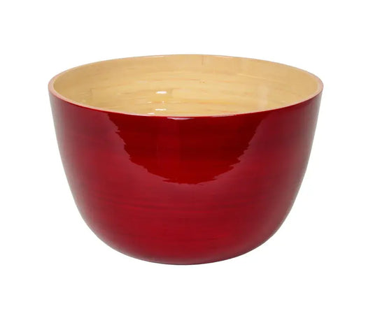 Bamboo Classic Mixing Bowl | 10.2 x 6.2in Red