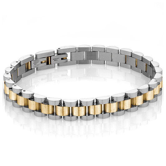 Gold And Silver Link Bracelet