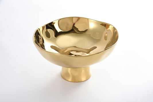 Footed Bowl | Gold
