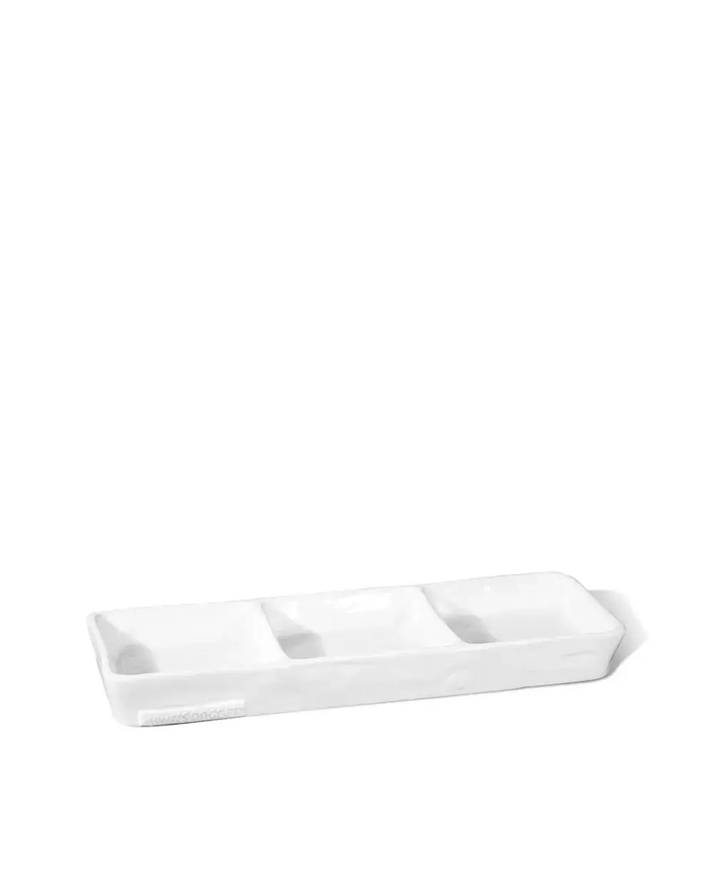 Montes Doggett Handcrafted Pottery Appetizer Tray No. 383 | 12.5x4.5x1.5in