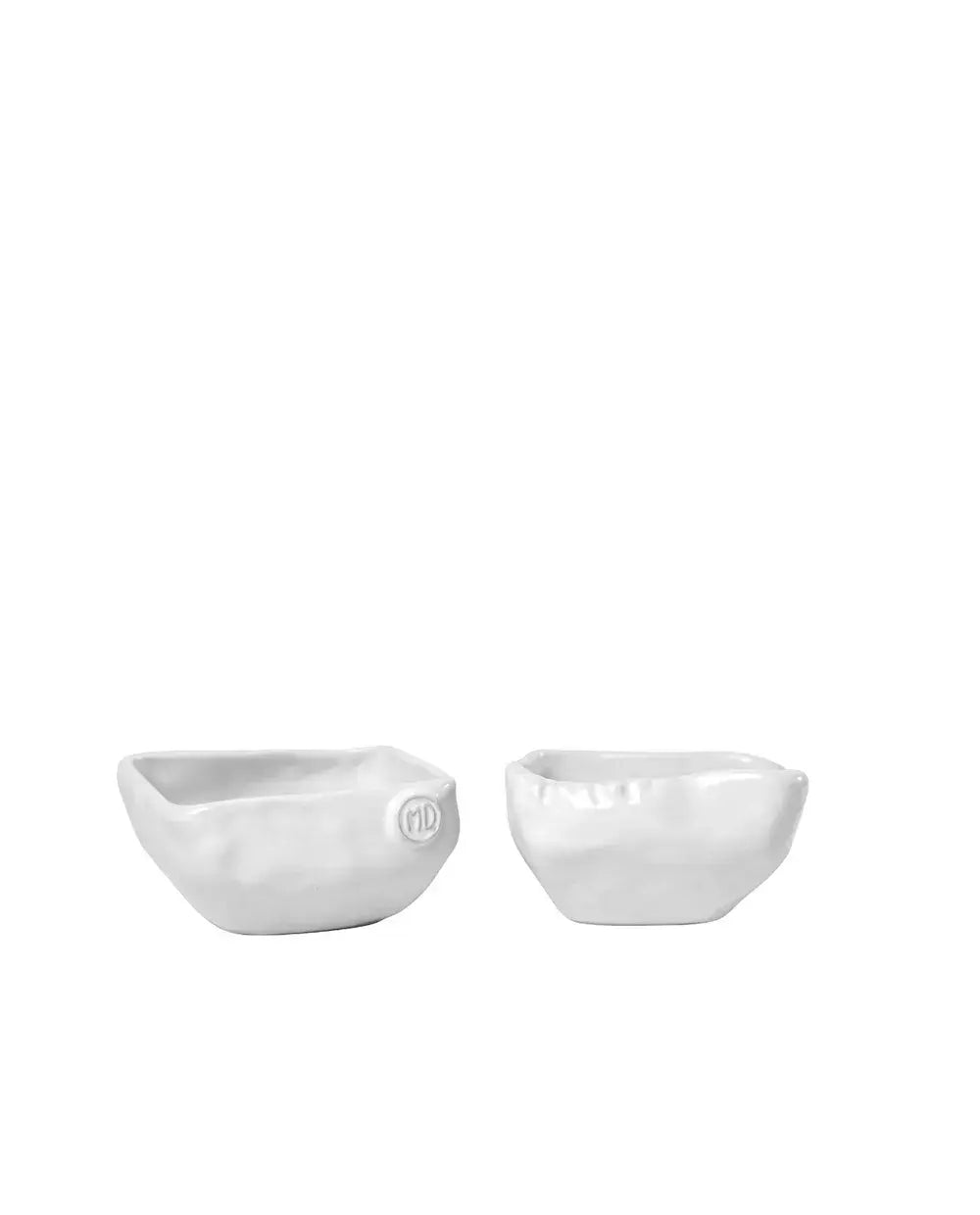 Montes Doggett Handcrafted Pottery Square Ramekin Bowl No. 801 | 3.75x2in