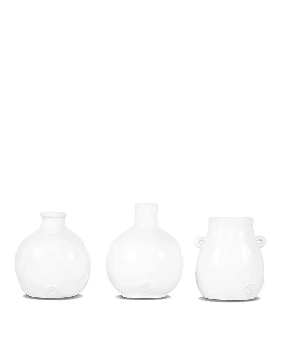 Montes Doggett Handcrafted Pottery Vase Set of 3 No. 950 | 4-5in