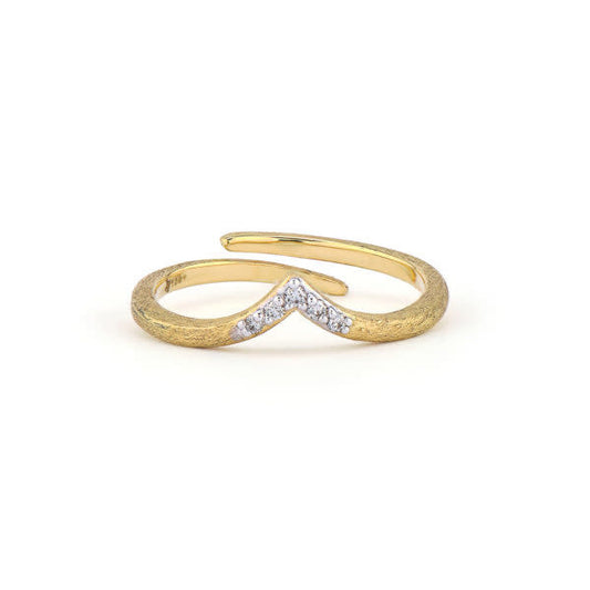 Moroccan Pave Midi Ring
