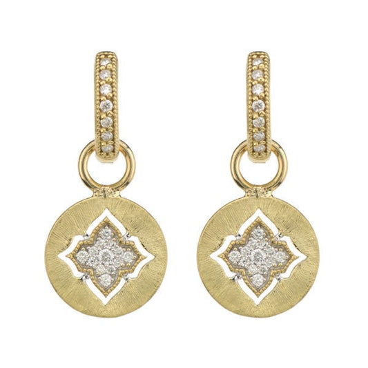 Moroccan Quatrefoil Disc Earring Charms