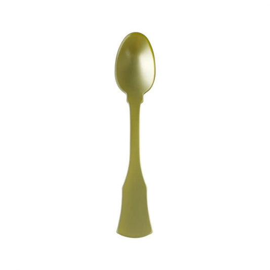 Sabre Paris Honorine Acrylic Demi-tasse Spoon | 4in Moss