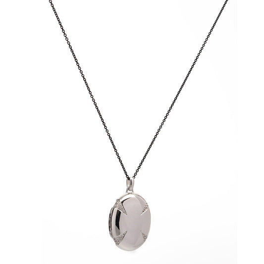Four Premier Sapphire Locket Necklace