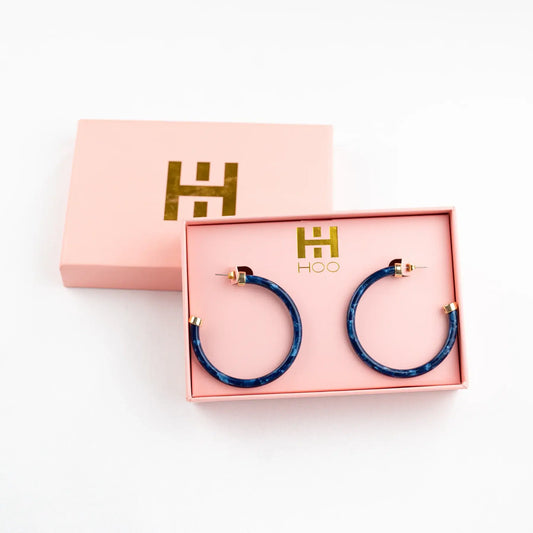 Multi Navy Hoo Hoops