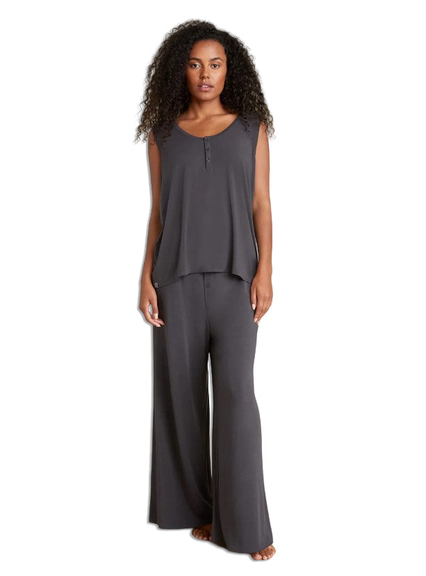 LMJ Henley PJ Set Carbon