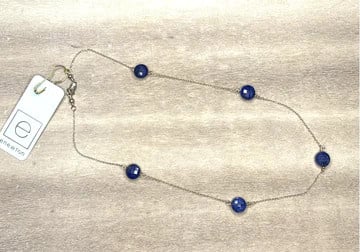 Choker Admire Simplicity Chain Gold | Lapis 15in