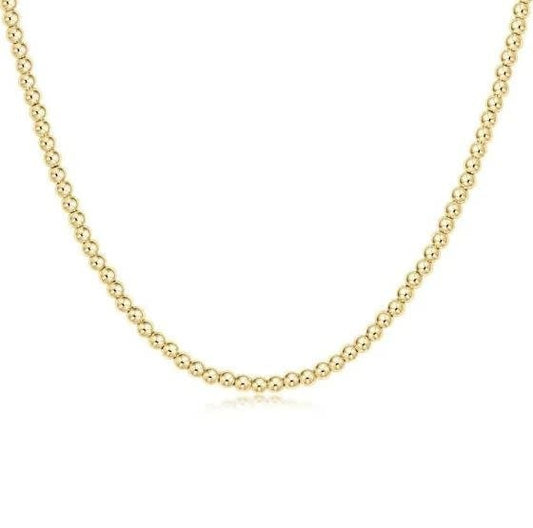 eNewton Classic Beaded Chain Choker Necklace| 15in