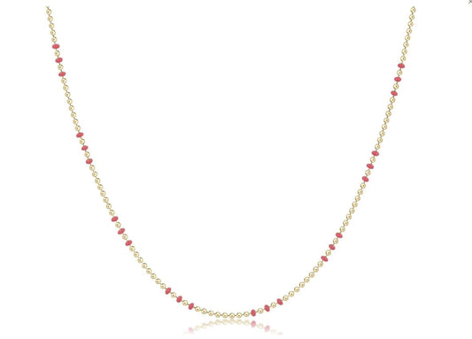 Hope Joy Choker Necklace | 15in Bright Pink