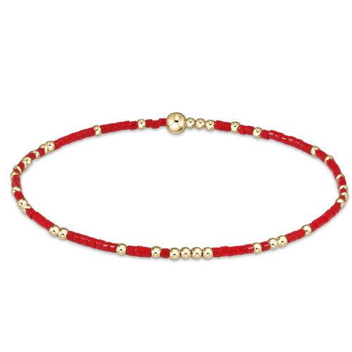 Choker Hope Unwritten Bright Red 15in