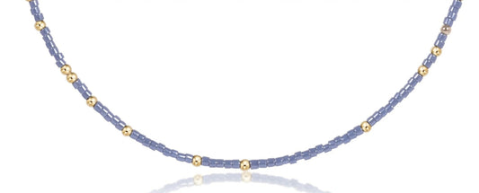 Choker Hope Unwritten Slate Blue 15in