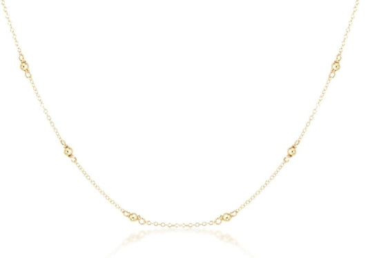 Classic Simplicity Chain Gold Choker | 2.5mm 15in