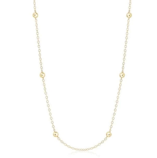 15" Choker Simplicity Chain Gold - Classic 8Mm Gold
