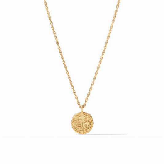 Trieste Coin Solitaire Necklace