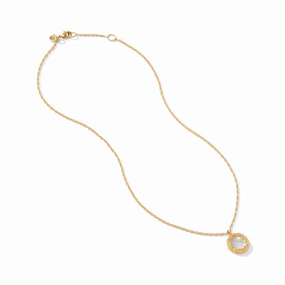 Trieste Coin Solitaire Necklace
