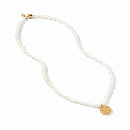 Trieste Delecate Pearl Charm Necklace