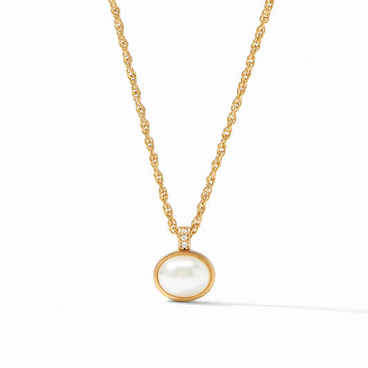 Antonia Solitaire Necklace | Pearl
