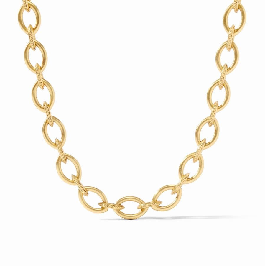 Delphine Link Necklace | Gold