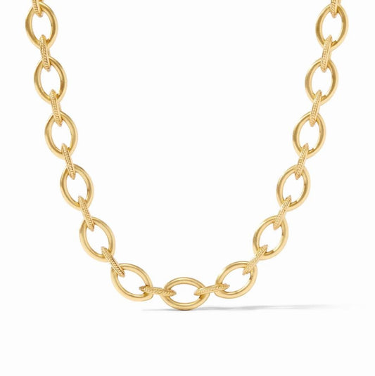 Delphine Link Necklace | Gold