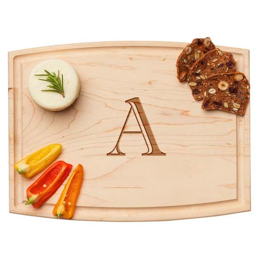 Monogram Gift Bar Arched Cheese Board A