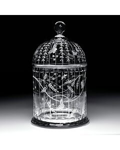 William Yeoward Crystal Limited Edition The Butterfly House Bird Cage Centerpiece | 18.25in