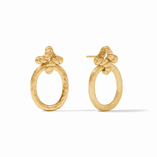 Nassau Demi Doorknocker Earring | Gold