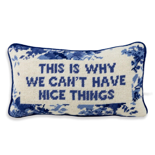 Needlepoint Pillow | Nice Things