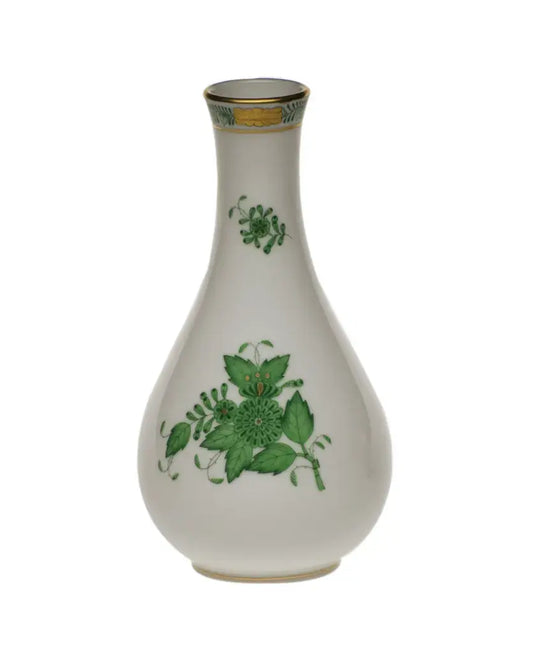 Herend Vase | 6.5in Chinese Bouquet Green