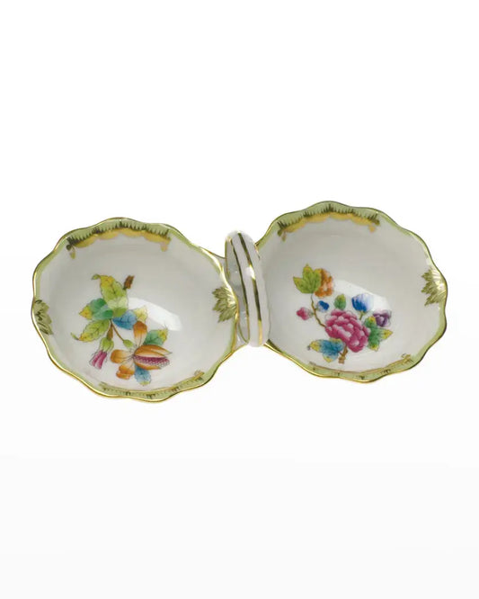 Herend Queen Victoria Twin Salt | 5.5in