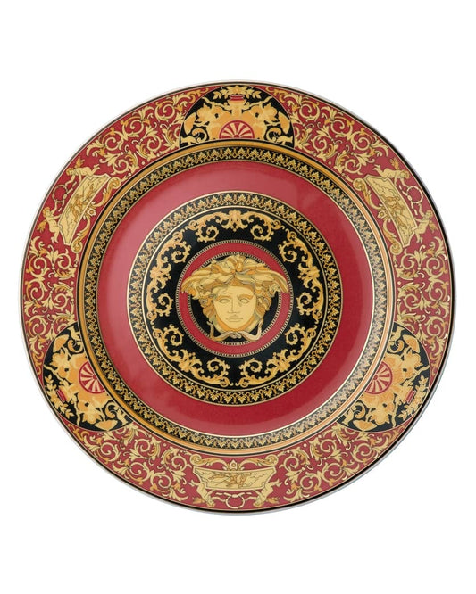 Versace Medusa Red Service Plate | 12in