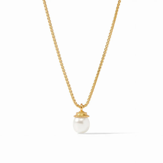 Noel Solitaire Necklace | Pearl