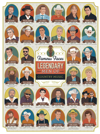 Men of Country Music Puzzle, Legendary