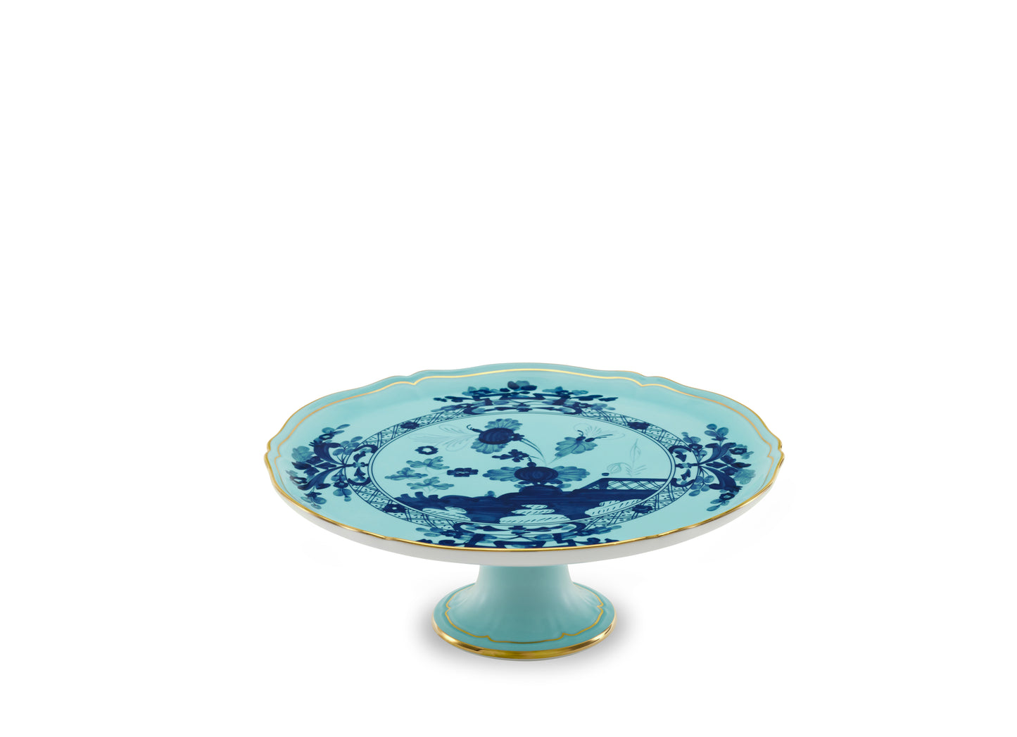 Ginori 1735 Oriente Italiano Iris Cake Stand | 12in