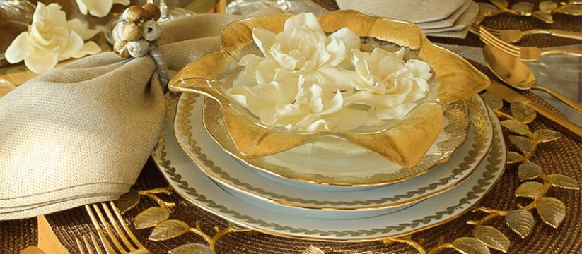 Herend Golden Laurel Salad Plate | 7.5 in