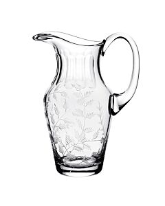 William Yeoward Crystal Fern Tall Pitcher | 10.5in 44oz 1.3l