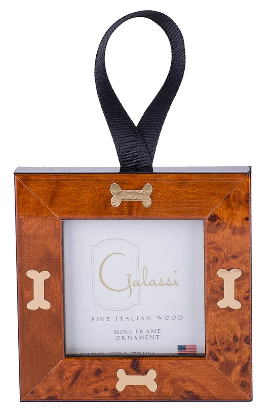 Chestnut Bone Frame Ornament