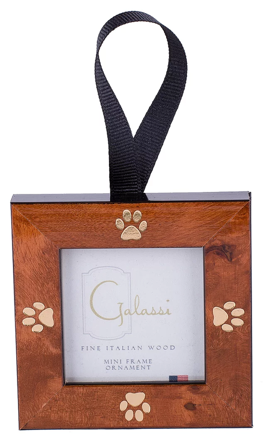 Chestnut Paw Frame Ornament