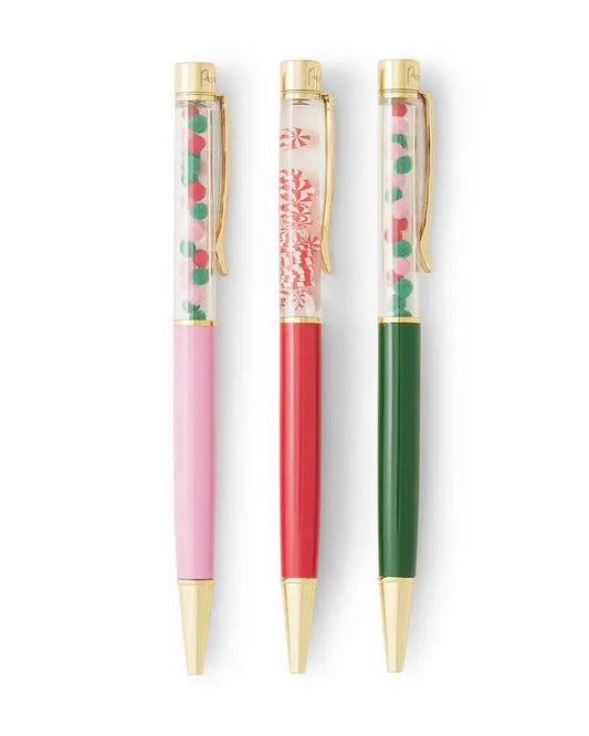 Letters To Santa Confetti Pen Set | Black Ink