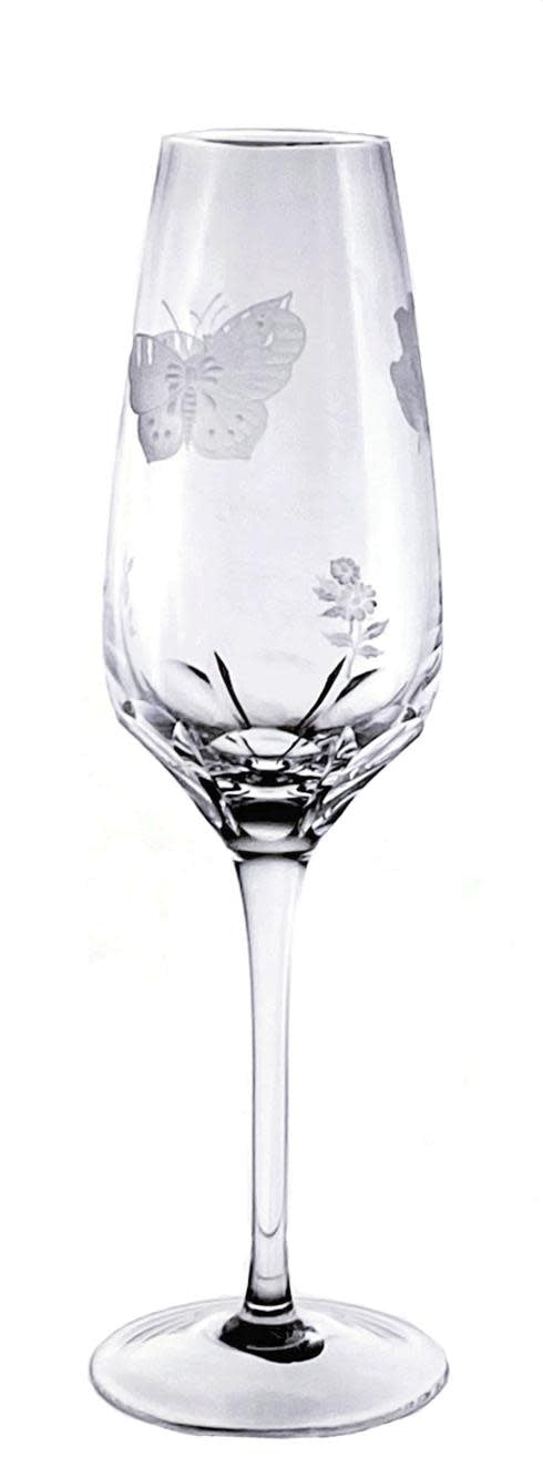 Varga Crystal Champagne Flute | Papillion Clear 10oz