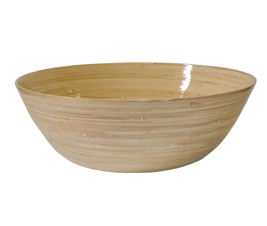 Bamboo Classic Party Bowl | 15.75 x 5.5in  Nature