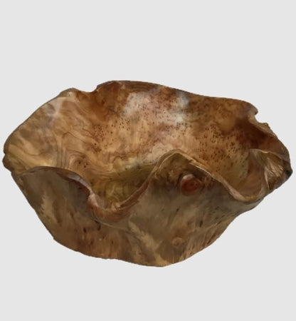 Root Wood Live Edge Party Bowl | Medium
