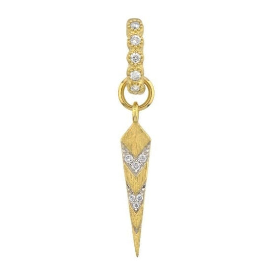 SINGLE | Petite Gold Diamond Dagger Charm YG